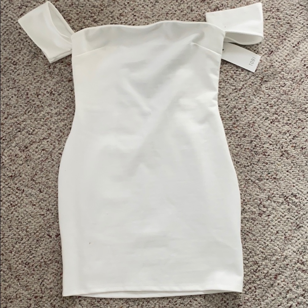 Brand new. White tobi dress